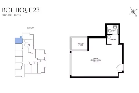 Floor plan, 3 Beds, 0 sq ft