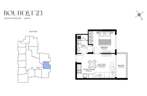Floor plan, 1 Bed, 0 sq ft