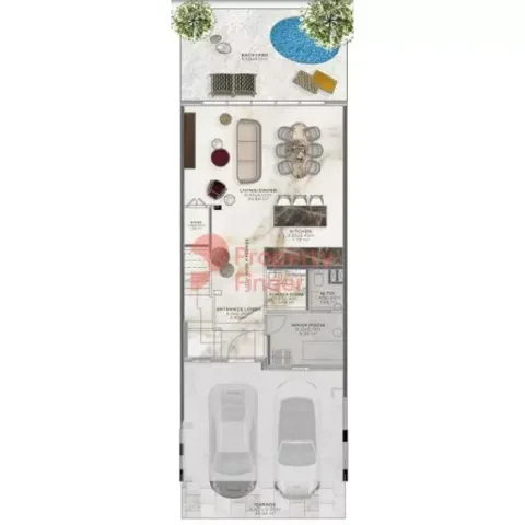 Floor plan, 3 Beds, 2,201 sq ft