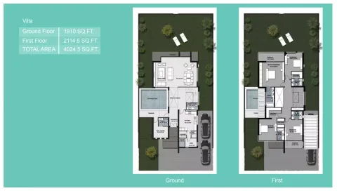 Floor plan, 4 Beds, 4,024 sq ft