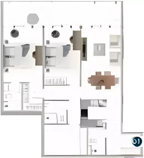 Floor plan, Studio, 1,436 sq ft