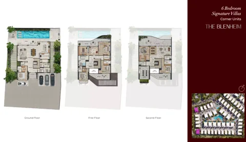 Floor plan, 6 Beds, 9,007 sq ft