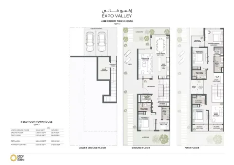 Floor plan, 4 Beds, 3,284 sq ft