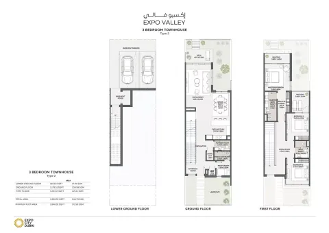 Floor plan, 3 Beds, 2,655 sq ft