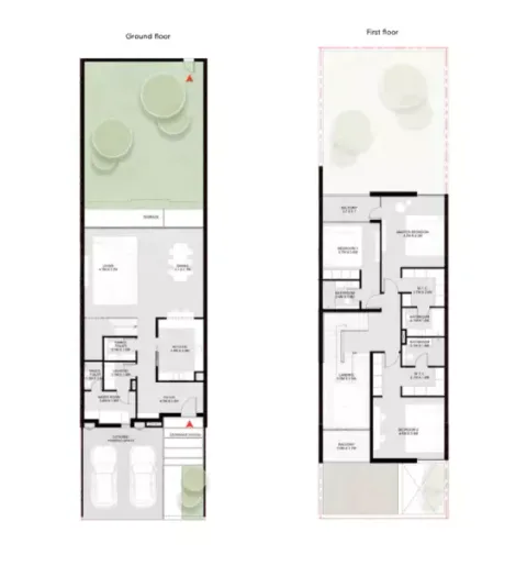 Floor plan, 3 Beds, 0 sq ft