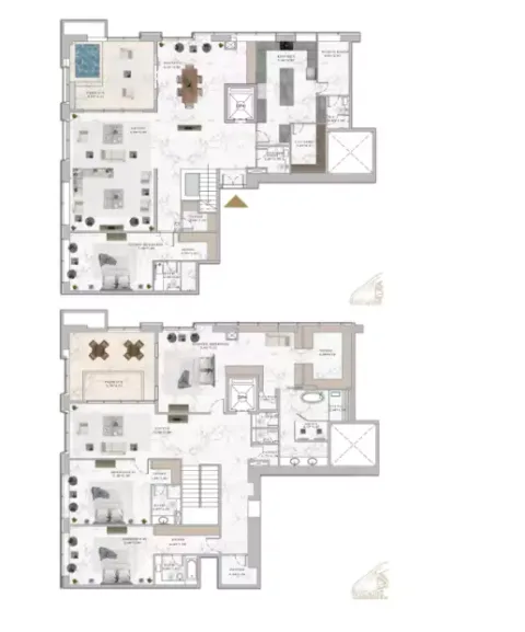 Floor plan, 4 Beds, 2,723 sq ft