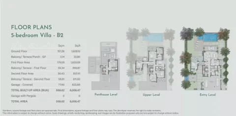 Floor plan, 5 Beds, 6,006 sq ft