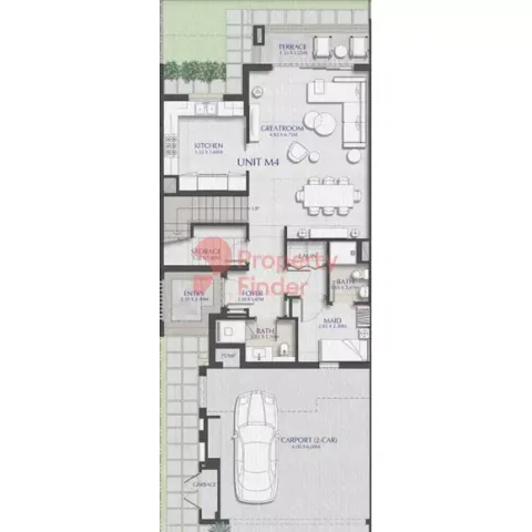 Floor plan, 3 Beds, 2,883 sq ft