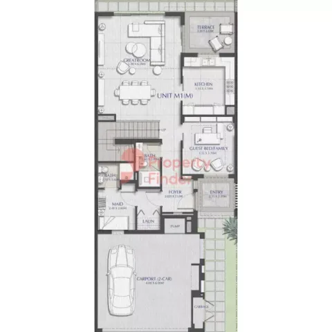 Floor plan, 4 Beds, 3,076 sq ft