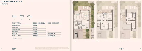 Floor plan, 4 Beds, 2,769 sq ft