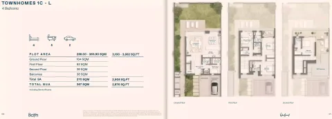 Floor plan, 4 Beds, 2,876 sq ft