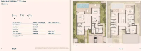 Floor plan, 4 Beds, 4,826 sq ft