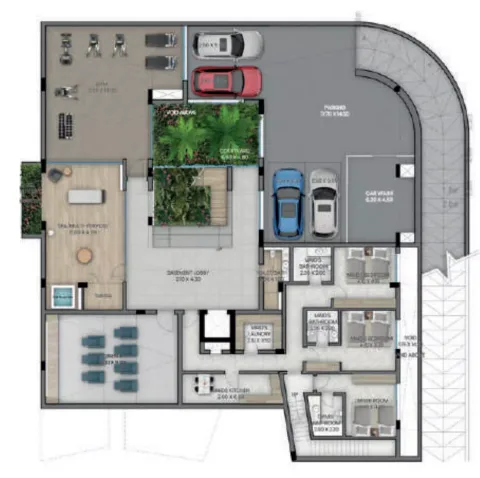 Floor plan, 7 Beds, 27,199 sq ft