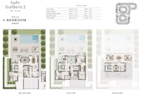 Floor plan, 4 Beds, 6,642 sq ft