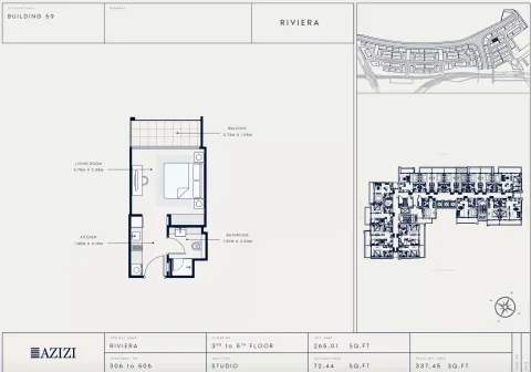 Floor plan, Studio, 337 sq ft
