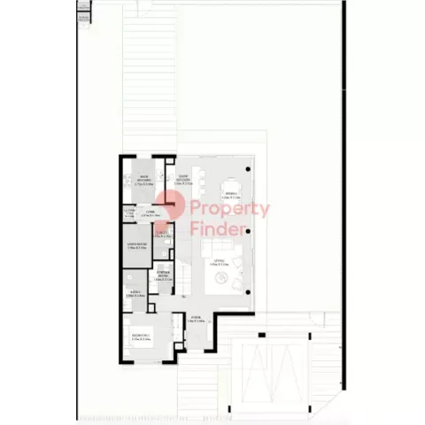 Floor plan, 5 Beds, 3,373 sq ft