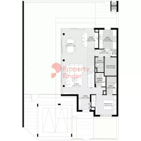 Floor plan, 5 Beds, 3,331 sq ft