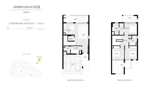 Floor plan, 3 Beds, 2,238 sq ft