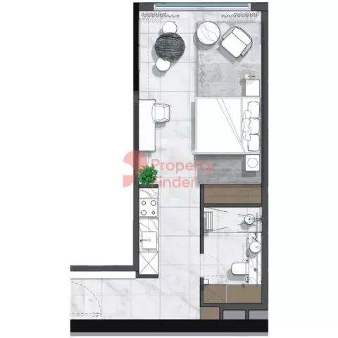 Floor plan, Studio, 462 sq ft
