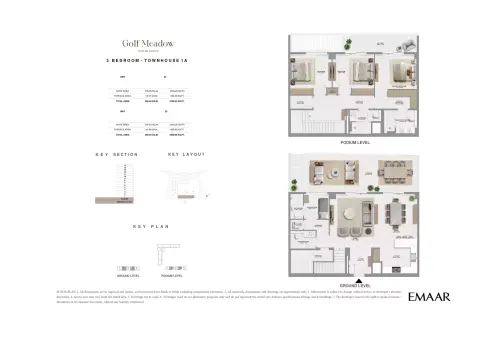 Floor plan, 3 Beds, 2,870 sq ft