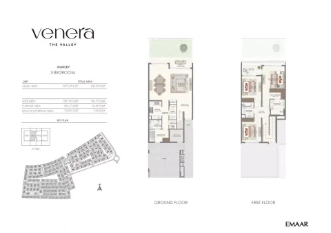 Floor plan, 3 Beds, 2,477 sq ft