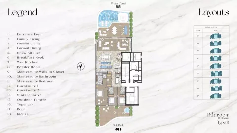 Floor plan, 3 Beds, 4,672 sq ft