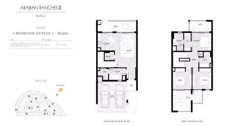 Floor plan, 3 Beds, 2,202 sq ft
