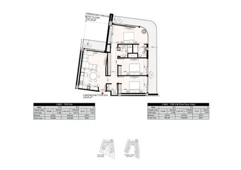 Floor plan, 3 Beds, 1,749 sq ft