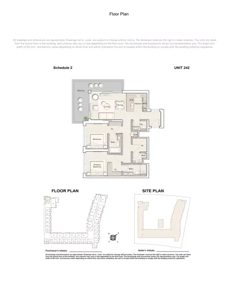Floor plan, 2 Beds, 1,381 sq ft
