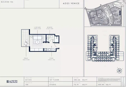 Floor plan, Studio, 355 sq ft