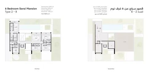 Floor plan, 6 Beds, 18,027 sq ft