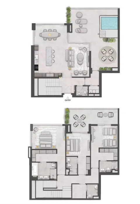 Floor plan, 3 Beds, 3,245 sq ft