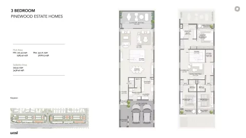 Floor plan, 3 Beds, 3,438 sq ft