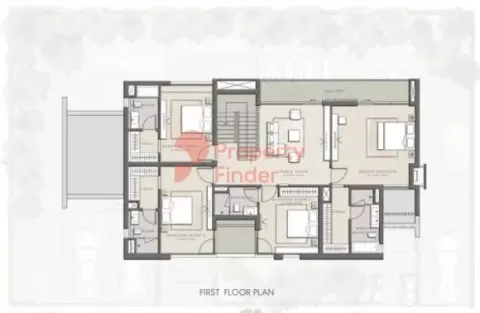 Floor plan, 5 Beds, 5,270 sq ft