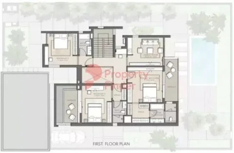 Floor plan, 4 Beds, 4,684 sq ft