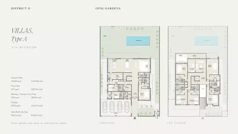 Floor plan, 6 Beds, 8,453 sq ft