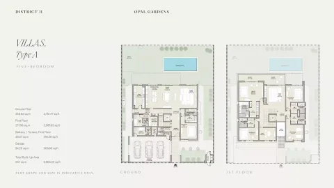 Floor plan, 5 Beds, 6,964 sq ft