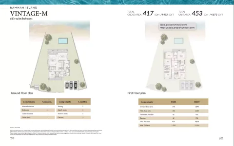 Floor plan, 6 Beds, 4,873 sq ft