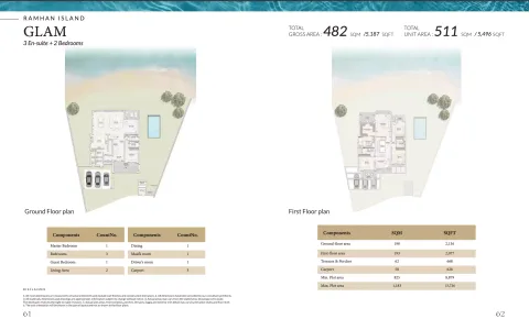 Floor plan, 5 Beds, 5,496 sq ft