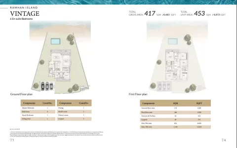 Floor plan, 6 Beds, 4,873 sq ft