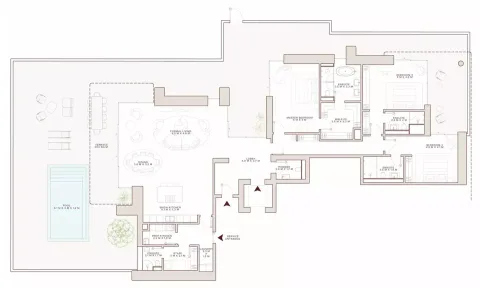 Floor plan, 3 Beds, 6,071 sq ft