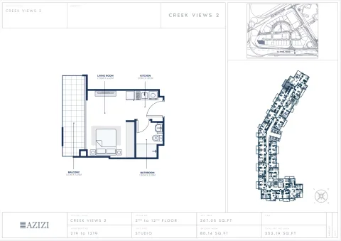 Floor plan, Studio, 352 sq ft