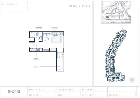 Floor plan, Studio, 363 sq ft