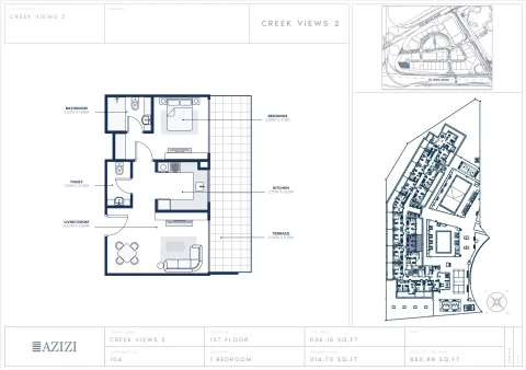 Floor plan, 1 Bed, 850 sq ft