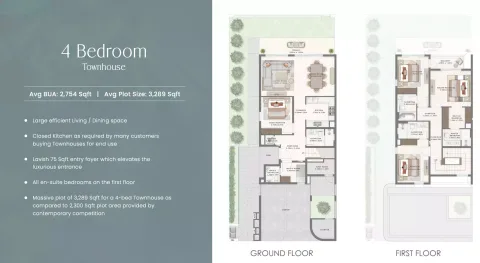 Floor plan, 4 Beds, 3,289 sq ft