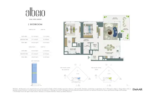 Floor plan, 2 Beds, 1,436 sq ft