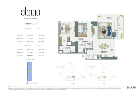 Floor plan, 2 Beds, 1,436 sq ft