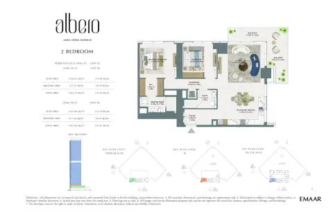 Floor plan, 2 Beds, 1,452 sq ft