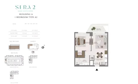 Floor plan, 1 Bed, 767 sq ft