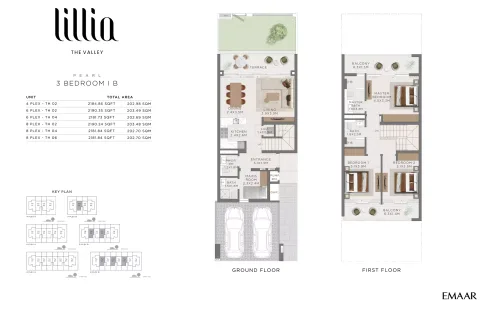 Floor plan, 3 Beds, 2,190 sq ft
